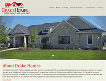 Tablet Screenshot of drakehomesllc.com